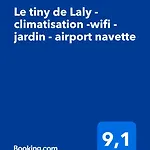 Le Tiny De Laly - Climatisation -wifi - Jardin - Airport Navette Ferienhaus *